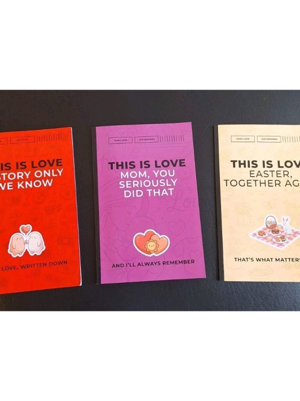 Family Journals Set Of Three All New Love, Holiday And More
